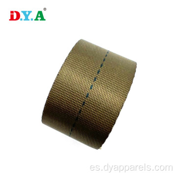 Corizas de nylon de oliva de 43 mm para el cinturón de seguridad del automóvil